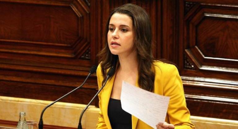 Arrimadas: ERC quiere impuestos altos para mantener los «chiringuitos» del nacionalismo