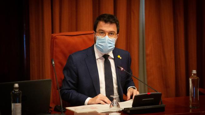 Aragonès cree que «crea confusión» abrir debates en los medios de qué hará el Govern