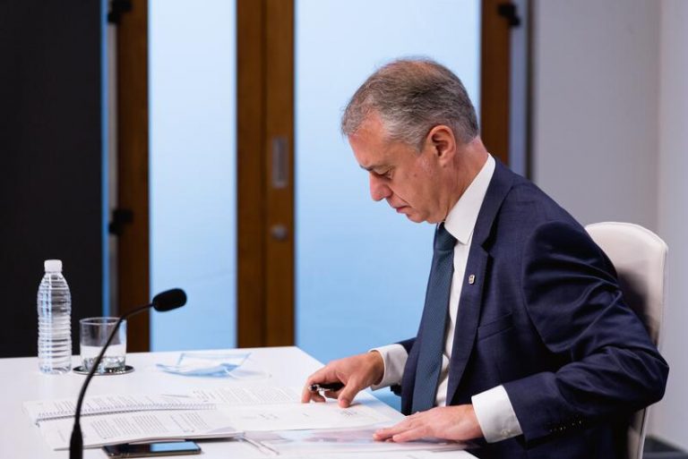 Lehendakari dice que los altercados  negacionistas son «inaceptables» y tienen «estrategias detrás»