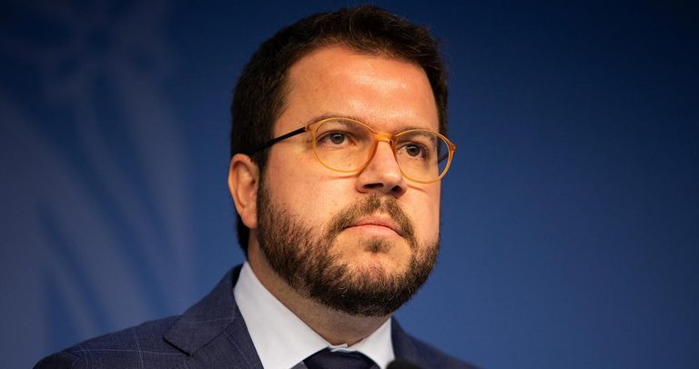 Aragonès defiende el pacto de los PGE «por responsabilidad» ante la pandemia
