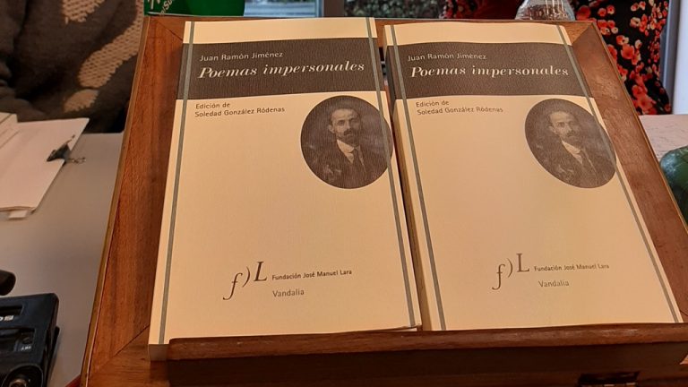 Se publica ‘Poemas impersonales’, libro de Juan Ramón Jiménez