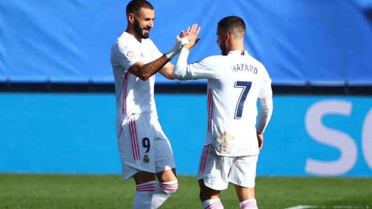 Benzema da la victoria al Real Madrid ante el Celta