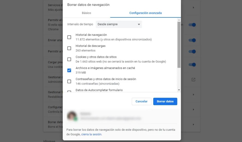 Archivos Temporales En Google Chrome