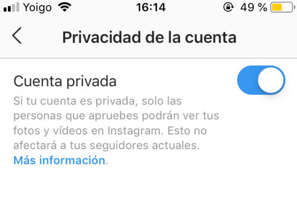 Cuenta Privada En Instagram