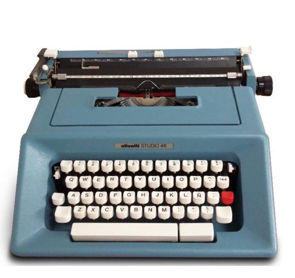 La Máquina De Escribir, Un Objeto Obsoleto Que Veíamos En Colegios U Oficinas. 