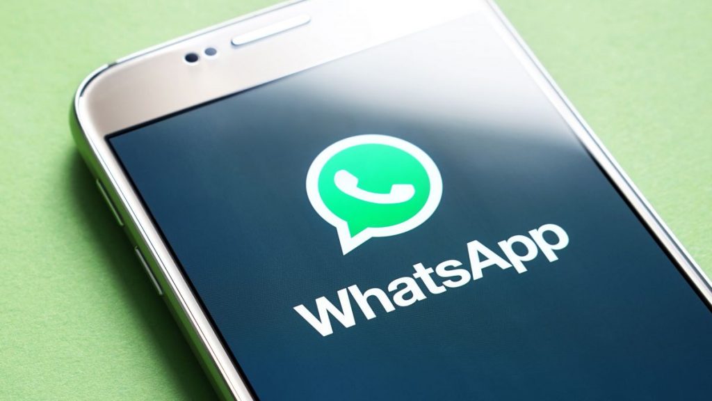 Pantalla de inicio de WhatsApp