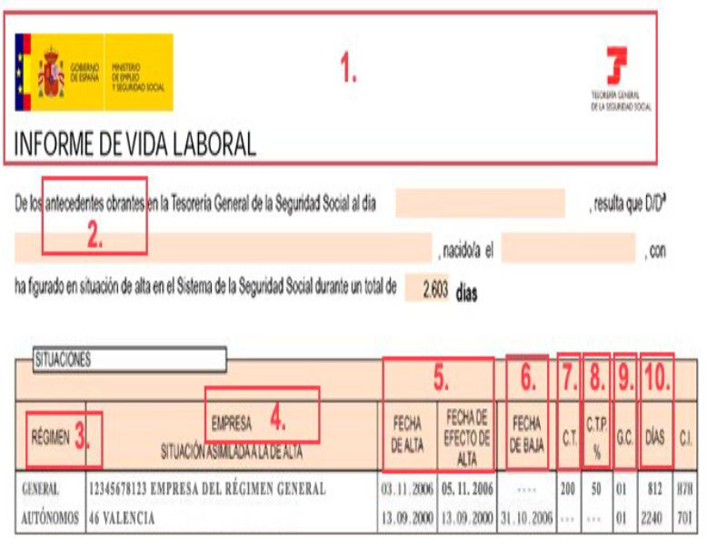 Vida Laboral