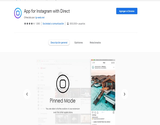 extensión chrome