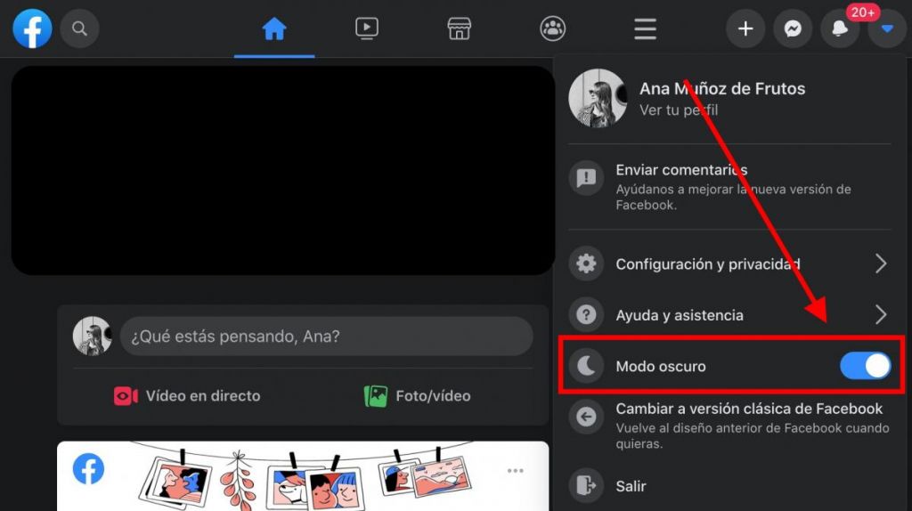 Cómo Poner El Modo Oscuro De Facebook En Tu Android E Ios