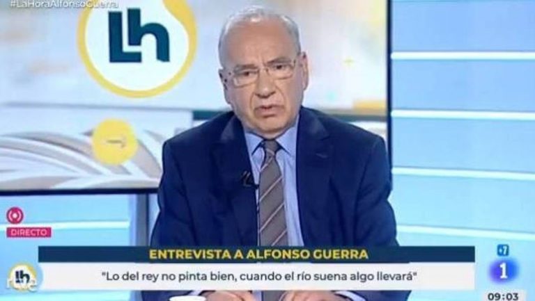 Guerra critica el pacto con Bildu y las «decisiones autoritarias» de Sánchez