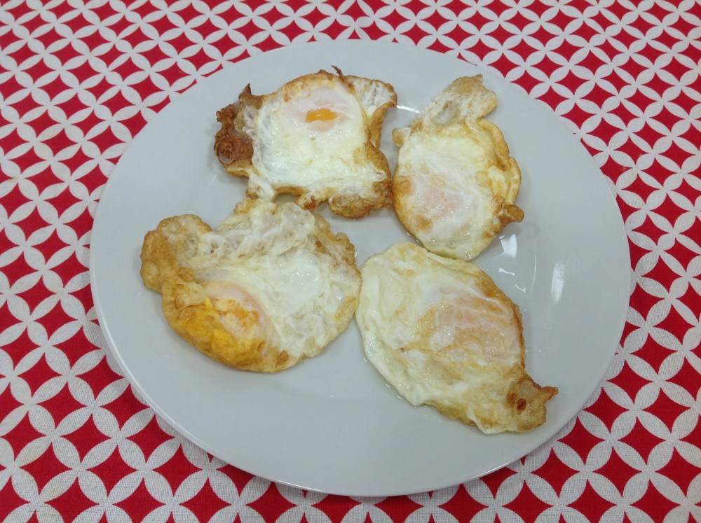 Paso 2 los huevos fritos 
