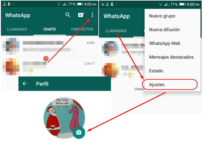 Pasos Para Cambiar La Foto De Perfil En Whatsapp En El Móvil