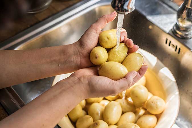 Ingredientes Para Las Patatas A La Panadera