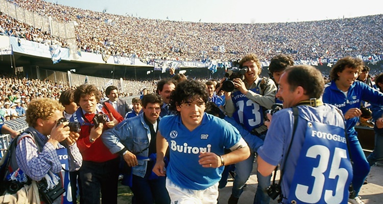 Maradona Nápoles