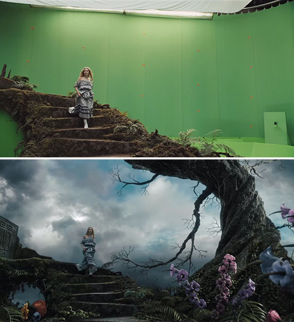 12 escenas de pelis antes y después de los efectos especiales