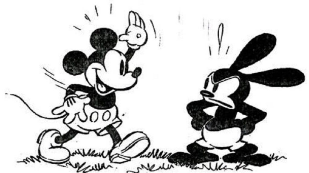 El Conejo Oswald (D) Fue El Antecedente Del Animal Animado Más Famoso De La Historia.