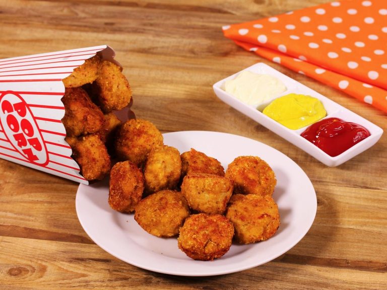 Cómo preparar palomitas de pollo para sorprender a los más pequeños