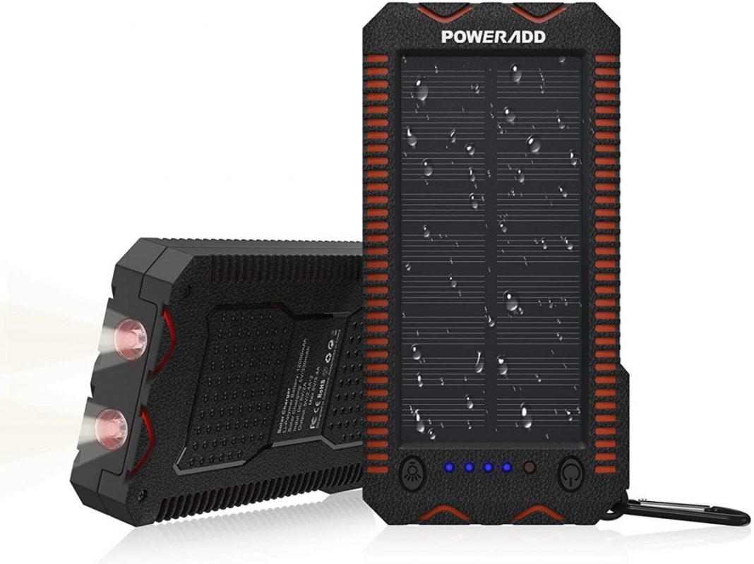 poweradd cargador solar portatil