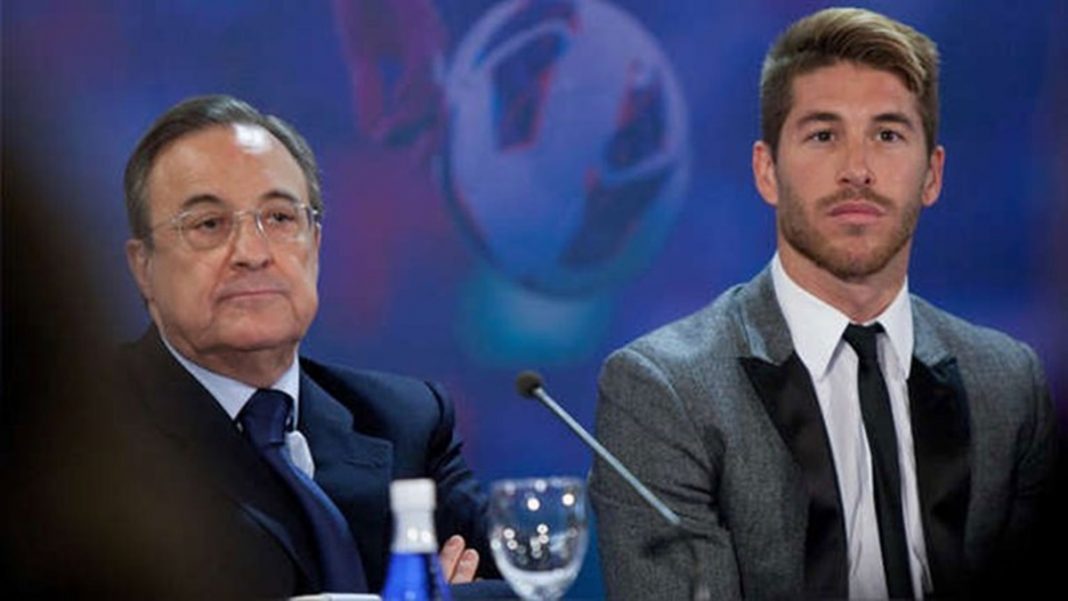 Sergio Ramos Florentino Pérez rifirrafe