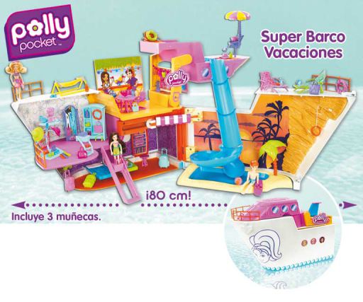 Súper Barco Vacaciones De Las Polly Pocket