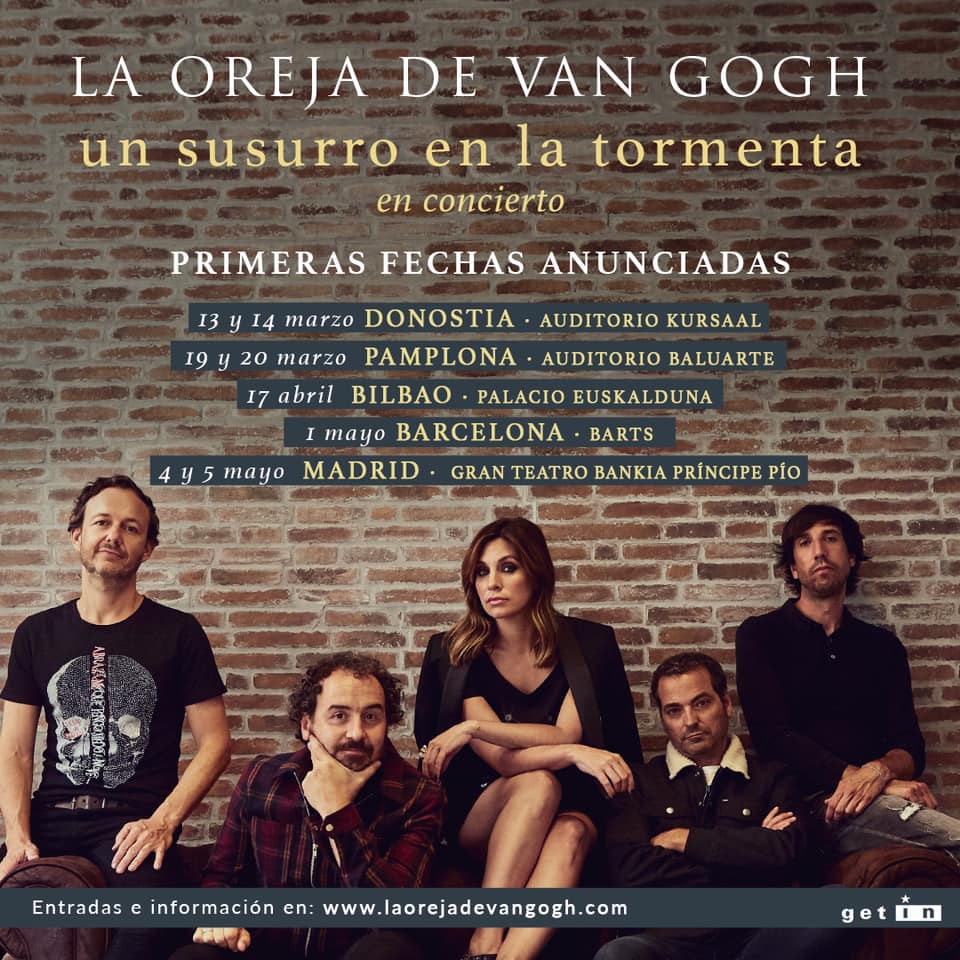 La Oreja De Van Gogh Concierto Un Susurro En La Tormenta Gira