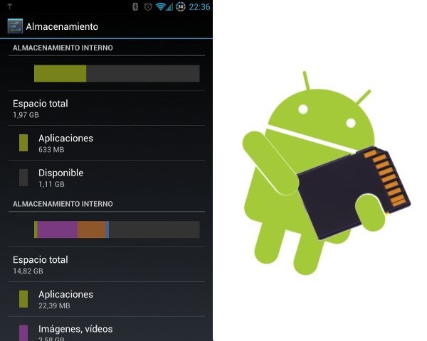 Paso 2: Busca Almacenamiento Android