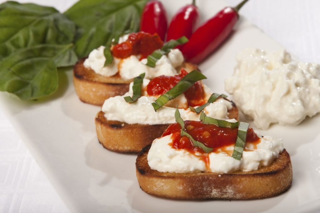 Canapé De Pimientos