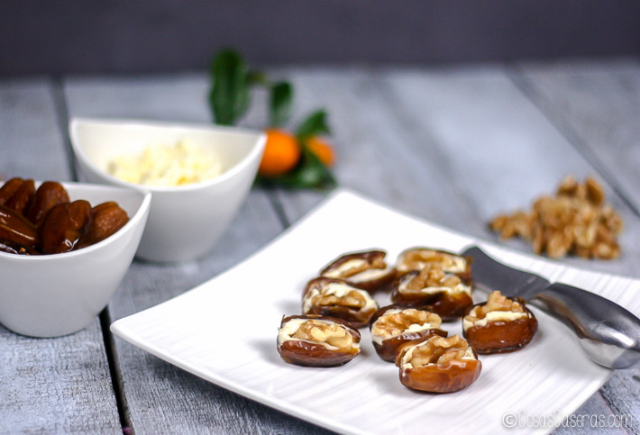 Cómo Hacer Dátil Relleno De Queso Philadelphia Y Nueces