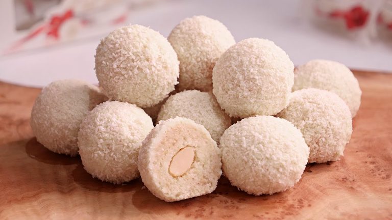Cómo hacer los bombones Raffaello paso a paso