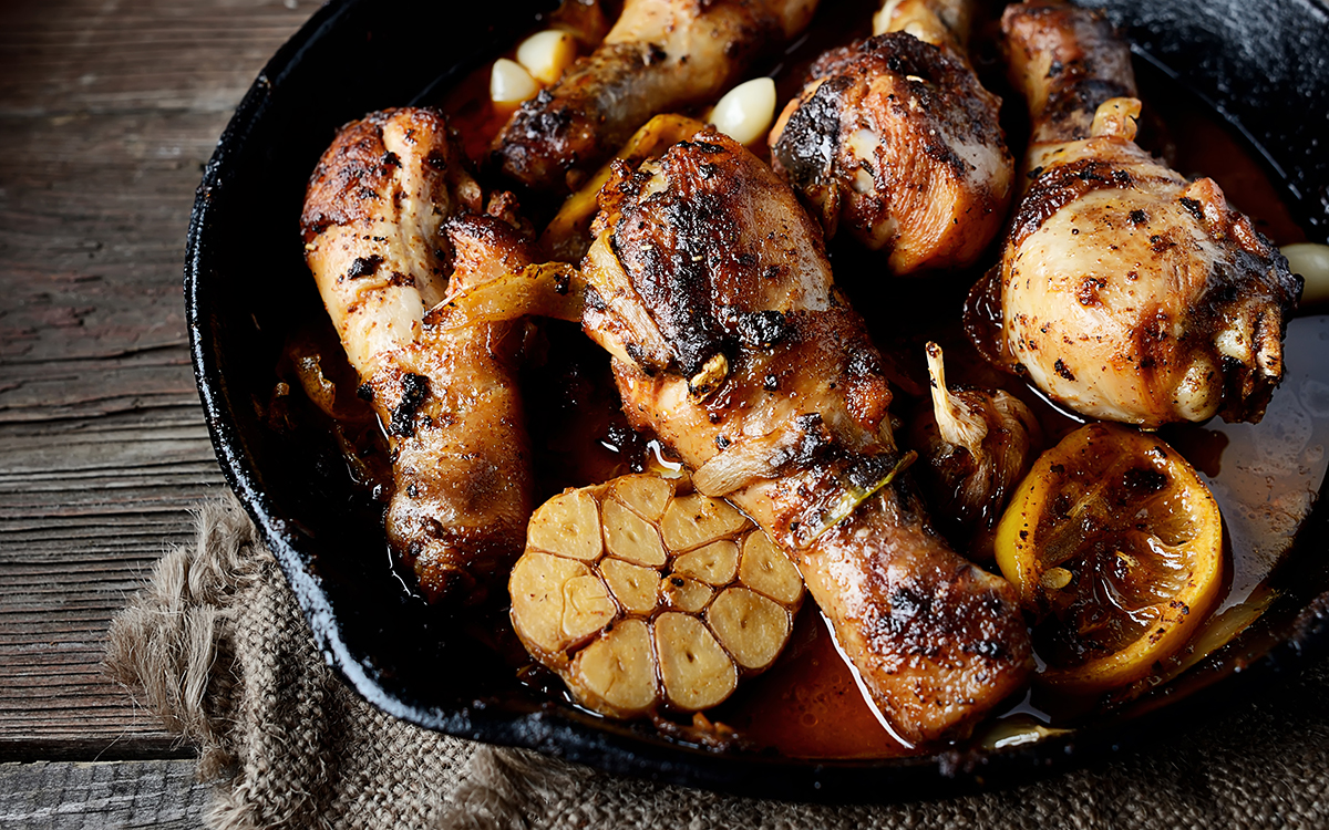 Pollo A La Cerveza Asado