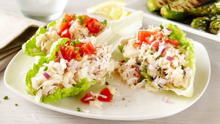 Cómo hacer una ensalada de cangrejo con huevo hilado para esta cena de Nochebuena