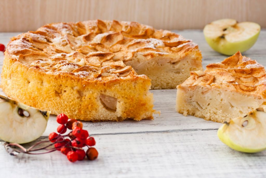 Preparación De La Tarta De Manzana