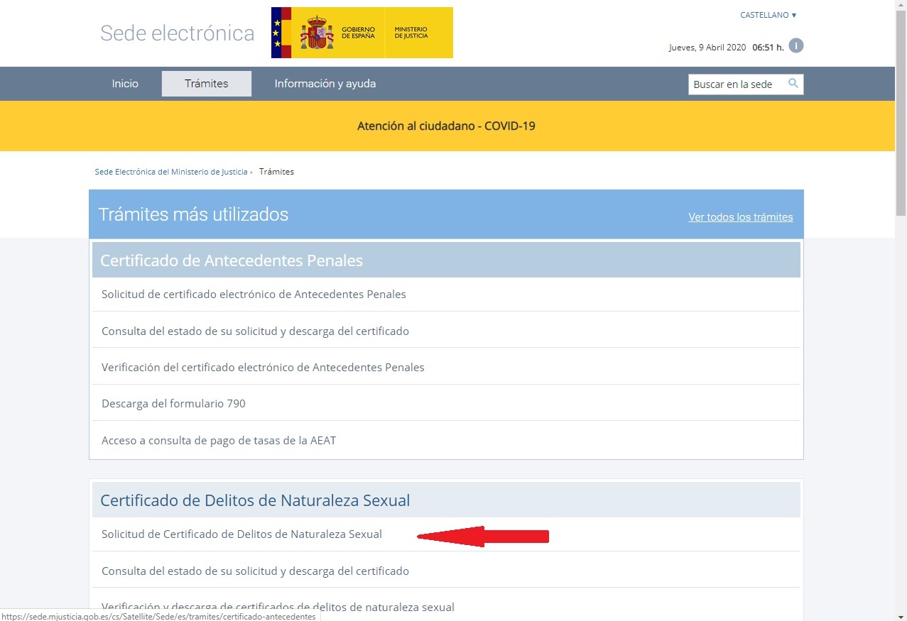 Cómo Solicitar Un Certificado De Delitos Sexuales