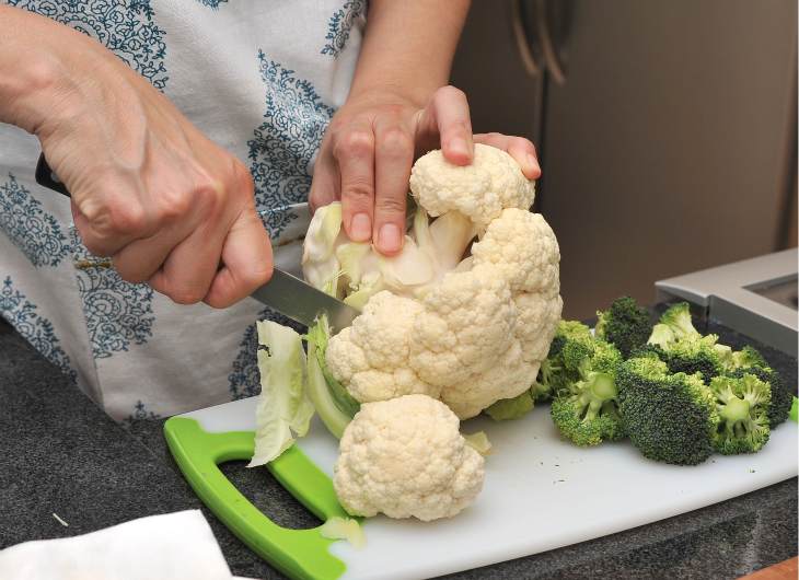 Congelar Coliflor Cruda