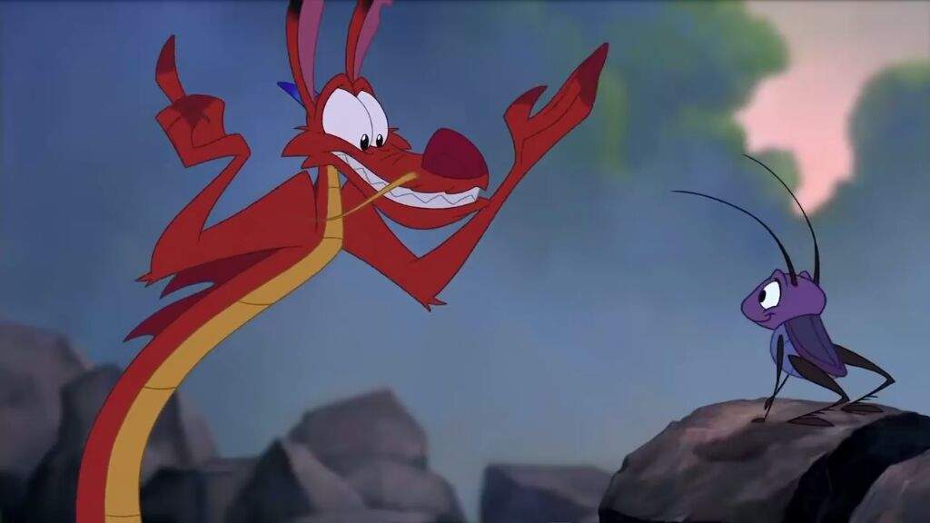 El Grillo De La Suerte Mulán Disney