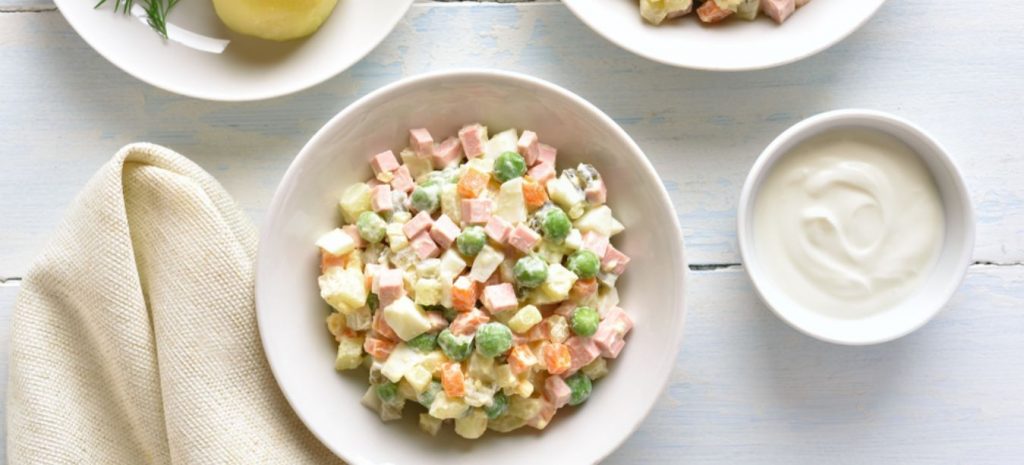 Ensaladilla Rusa Con Verduras Congeladas