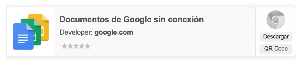 Extensión Documentos Google