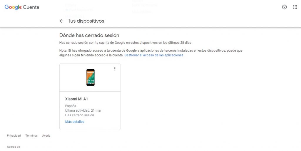 Así Puedes Saber Los Dispositivos Que Usan Tu Cuenta De Google