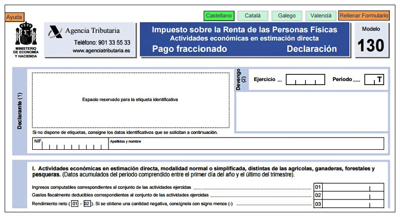 ¿Quién Debe Presentar El Modelo 130? 