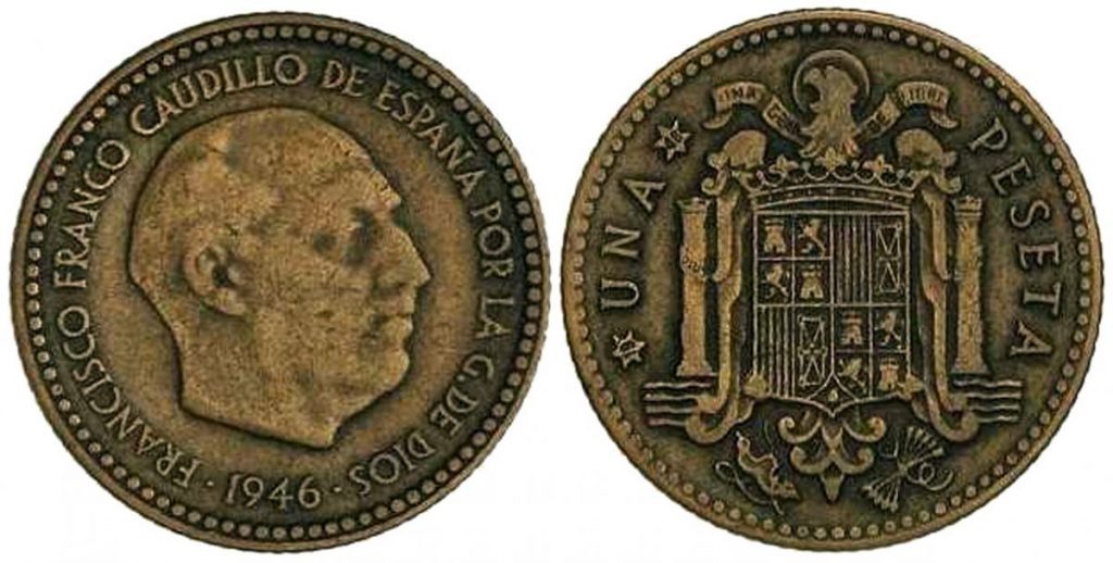 Moneda 1 Peseta (1946)
