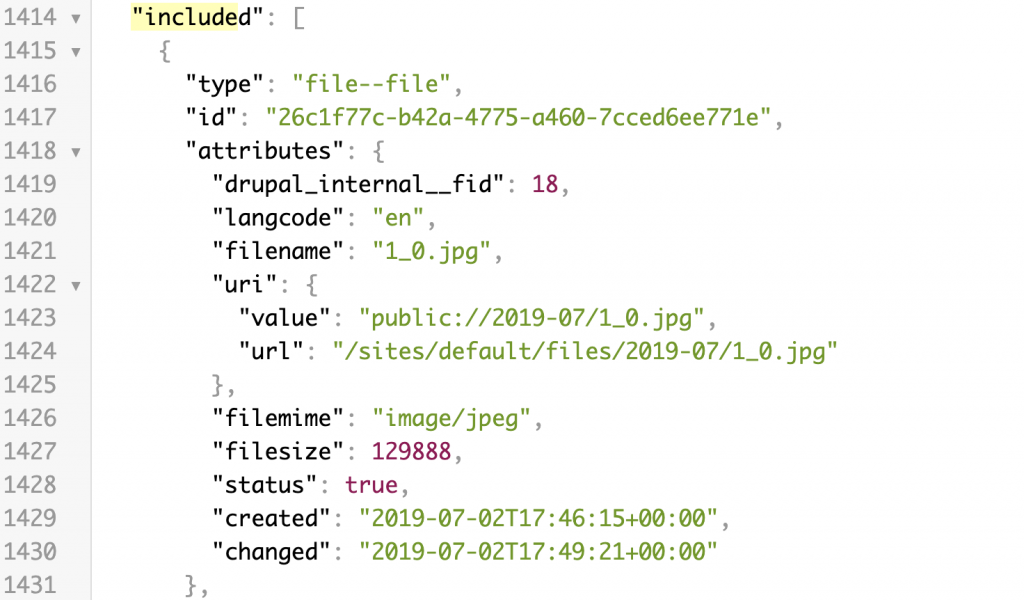 Versiones De Json Conocidas