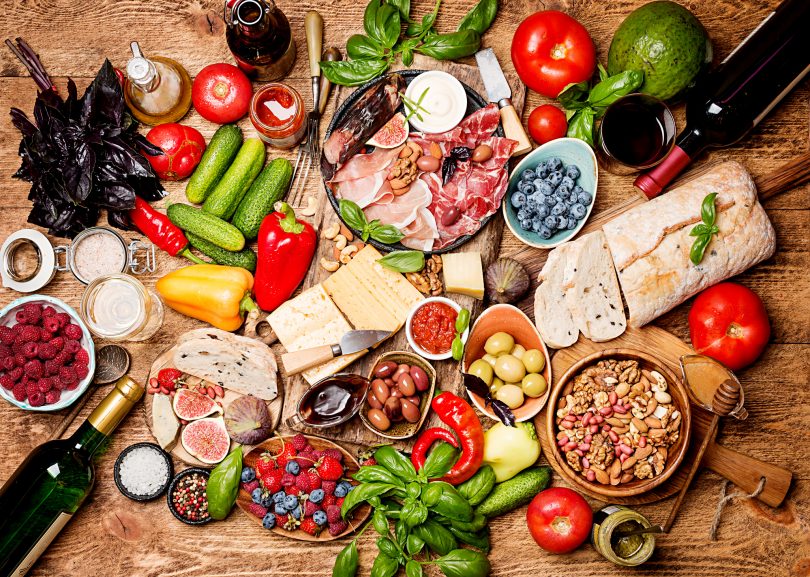 ¿Conoces el menú de la dieta mediterránea?