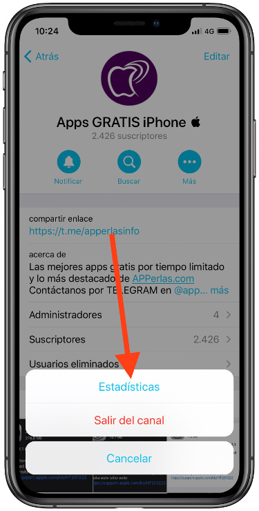 Estadísticas De Los Canales En Telegram