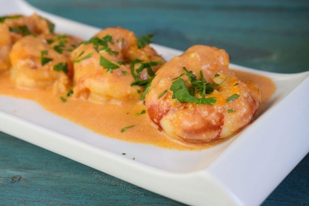 Cómo hacer unas deliciosas gambas en salsa de whisky