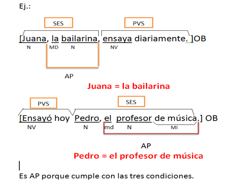 Aposición Al Sustantivo 