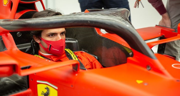 Carlos Sainz Leclerc Ferrari