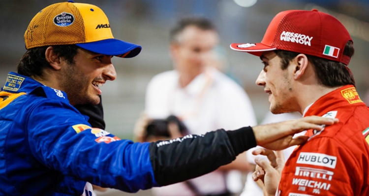 Carlos Sainz Leclerc Ferrari Schumacher