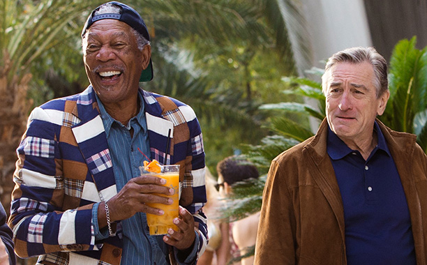 Robert De Niro Y Morgan Freeman En 'Plan En Las Vegas'. Ambos También Coincidieron, Por Separado, Con Tommy Lee Jones.