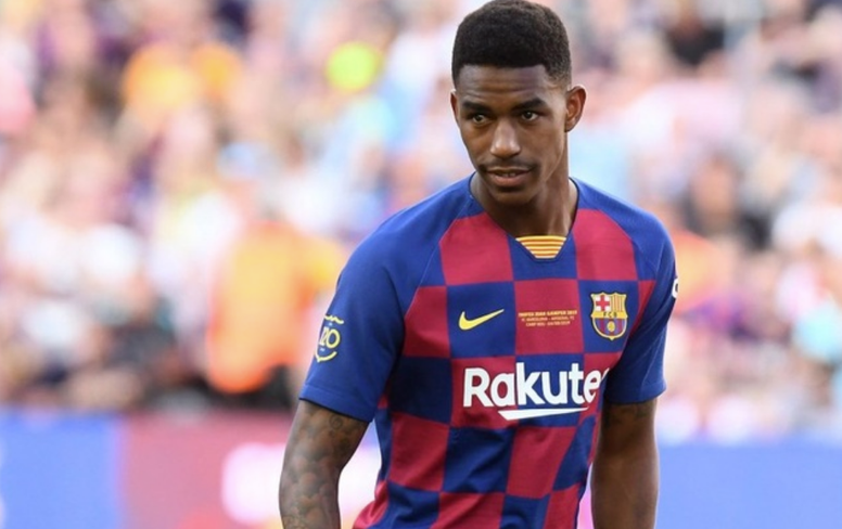 El Jugador Del Fc Barcelona Junior Firpo En Accion En El Joan Gamper Resubida Efe