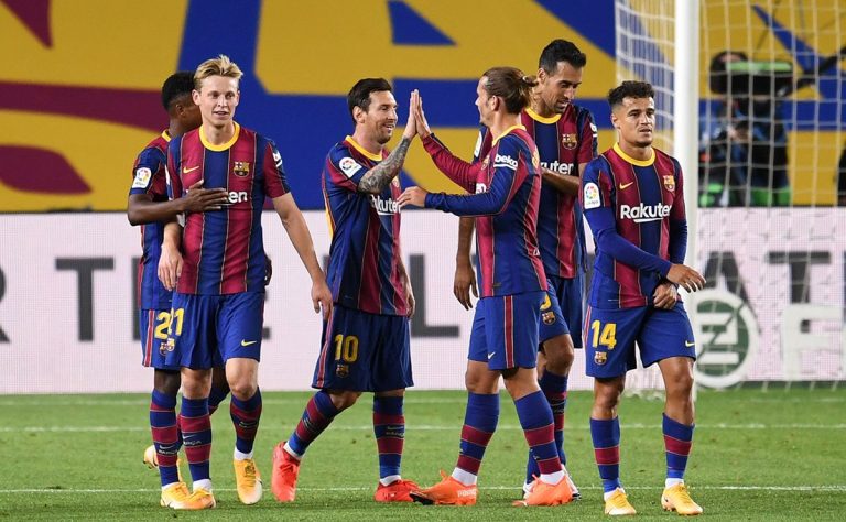 Barcelona gana por la mínima al Levante, y salva los muebles